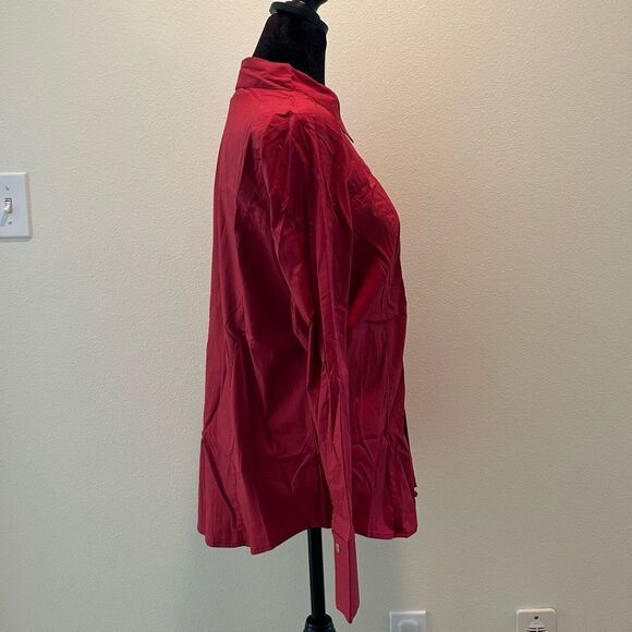 NWT Size 10 Joan Rivers Button Down Blouse Longsleeve - Picture 3 of 10